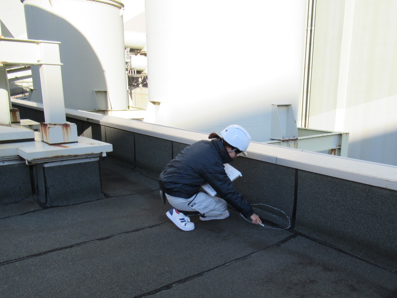 屋根防水の調査